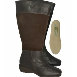 Bota Alta Cremallera Alviflex Caña 50Cm 8511071,Cuna De 2Cm Suela De Poliuretano.