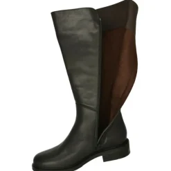 Bota Alta De Piesanto Con Caña De Ancho Especial 47 Cm De Pala Lisa Y Elastico En Caña. Piso De Goma Y Tacon De Suela Con Planta