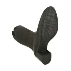 Bota Alta De Piesanto Estilo Texano Con Tacon De Suela Y Horma De Ancho Especial Con Piso De Goma Con Cerco