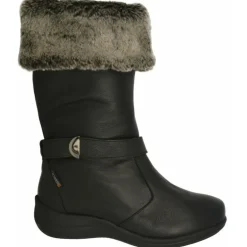 Bota De Calzamedi Con Vuelta De Cuello En Borreguillo Con Piso De Amortiguacion Y Piel Muy Flexible Y Confortable