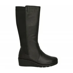 Bota Del Doctor Cutillas En Piel Grabada Con Trasera De Lycra ,Caña De 39 Cm, Piso De Cuna Y Planta De Descanso