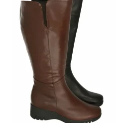 Bota De Piesanto De Pala Lisa Con Cuna Alta De Poliuretano Aligerada Con Forro De Bamara Y Caña De Ancho Especial 43Cm