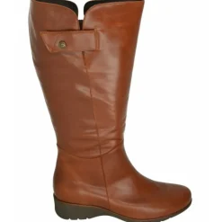 Bota Piesanto De Caña De 43 Cm Y Pala Lisa, Cuello Lana Y Piso De Goma Con Planta De Descanso Extraible