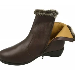 Botin De Calzamedi Con Pala Lisa Y Cremallera Lateral En Ancho 13 Con Piso De Caucho Y Planta Anatomica Movible