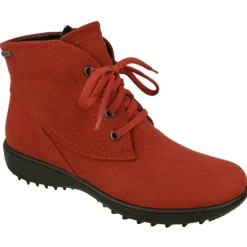 Botin De Cordones De Westland En Antelina Impermeable Con Piso De Cuna De Poliuretano Y Planta Extraible