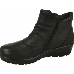 Botin De G Comfort Con Cremallera Lateral Y Planta De Descanso Con Forro De Membrana Impermeable