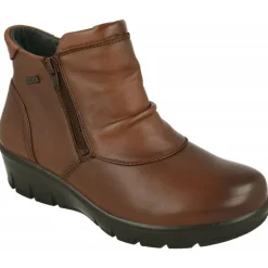 Botin De G Comfort Con Cremallera Lateral Y Planta De Descanso Con Forro De Membrana Impermeable