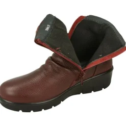 Botin De G Comfort Con Cremallera Lateral Y Pala Fruncida Con Cuna De Poliuretano Y Planta De Descanso Extraible