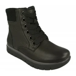 Botin De G Comfort En Piel Lisa Con Membrana Impermeable, Piso De Caucho Amortiguado Y Planta De Descanso Extraible