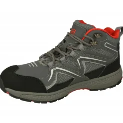 Botin De G Comfort En Piel Nobuck Impermeable De Horma De Ancho Especial Y Planta De Descanso Extraible