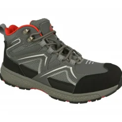 Botin De G Comfort En Piel Nobuck Impermeable De Horma De Ancho Especial Y Planta De Descanso Extraible