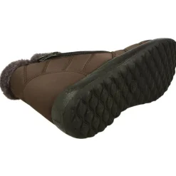 Botin Del Doctor Cutillas De Tejido Elastico Con Cremallera Lateral Y Piso De Goma Con Forro De Borreguiillo