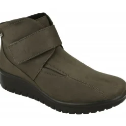 Botin De Westland Antes Romika En Antelina Impermeable Piso De Poliuretano Pala De Velcro Y Planta De Descanso