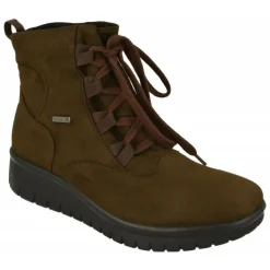 Botin De Westland Antes Romika En Tejido Antelina Impermeable Acordonado Con Planta De Descanso Y Piso De Amortiguacion