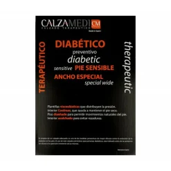 Cordon De Calzamedi En Ancho 14 Con Piso De Poliuretano Y Piel Grabada Y Planta Extraible Especial Diabetico