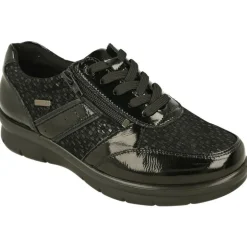 Cordon De G-Comfort En Piel Combinada Charol Metal De Horma Ancho 14 Piso De Cuna Ancha Y Planta De Descanso Extraible