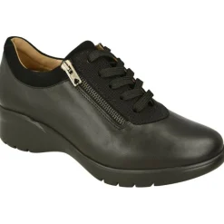 Cordon De Piesanto Con Cremallera Lateral En Pala Lisa Con Suela De Poliuretano Ligera Y Flexible. Planta Anatomica Extraible