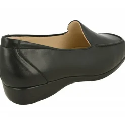 Mocasin De Calzamedi Con Bordon En Pala Y Planta Extraible De Descanso, Piso De Caucho Y Horma De Ancho Especial