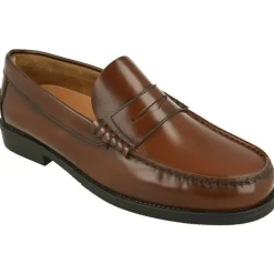 Mocasin De Edwards De Piel Florentic Y Horma Confortable Con Planta De Descanso Extraible Y Piso De Amortiguacion