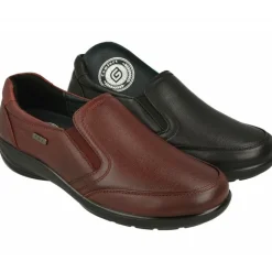 Mocasin De G Comfort Con Bordon En Pala Y Membrana Impermeable Con Piso De Poliuretano Y Planta Extraible
