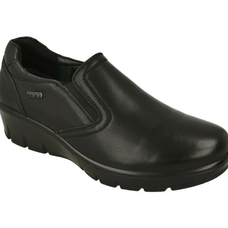 Mocasin De G Comfort Con Elasticos En Pala Lisa Y Piso De Poliuretano Aligerado Con Planta De Descanso Extraible
