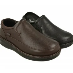 Mocasin De G Comfort En Piel Grabada Con Piso De Poliuretano Aligerado, Membrana Impermeable Y Horma De Ancho Especial 14