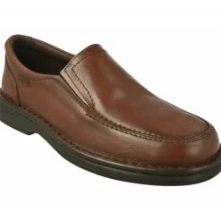 Mocasin De Tolino Con Bordon En Pala, Fabricacion Cosida Muy Flexible Con Planta De Descanso Y Piso De Poliuretano Aligerado
