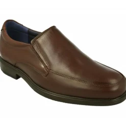 Mocasin De Tolino En Horma De Ancho Especial Para Vestir, Con Piso De Descanso Y Planta Anatomica Movible