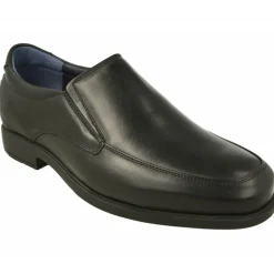 Mocasin De Tolino En Horma De Ancho Especial Para Vestir, Con Piso De Descanso Y Planta Anatomica Movible