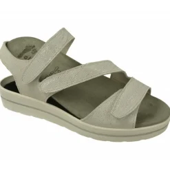 Sandalia De Alviflex De Tiras Cruzadas Con Velcro Ajustable. Planta Anatomica De Gran Descanso Extraible Y Piso De Poliuretano M