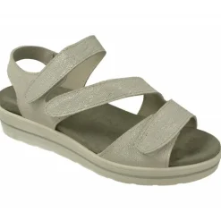 Sandalia De Alviflex De Tiras Cruzadas Con Velcro Ajustable. Planta Anatomica De Gran Descanso Extraible Y Piso De Poliuretano M