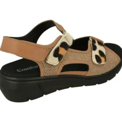 Sandalia De Comfort Class Con Doble Tira De Velcro Ajustable Especial Treking Con Planta Anatomica Extraible Y Piso De Poliureta