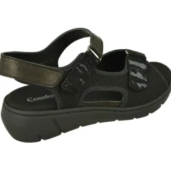 Sandalia De Comfort Class Con Doble Tira De Velcro Ajustable Especial Treking Con Planta Anatomica Extraible Y Piso De Poliureta