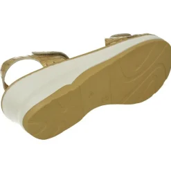 Sandalia De Doctor Cutillas En Piel Charol Grabada Con Doble Tira De Velcro Ajustable Y Con Plantilla Anatomica Movible.