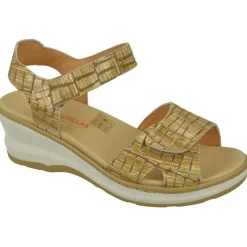 Sandalia De Doctor Cutillas En Piel Charol Grabada Con Doble Tira De Velcro Ajustable Y Con Plantilla Anatomica Movible.