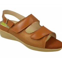 Sandalia De Drucker Con Doble Velcro En Pala Con Horma De Ancho 14 Y Piso Y Planta De Descanso Movible