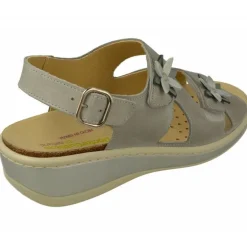 Sandalia Del Doctor Cutillas Con Doble Velcro Y Flor En Pala Con Piso De Descanso Y Palnta Anatomica Extraible
