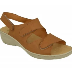 Sandalia De Triple Velcro De Comfort Class Con Piso Aligerado Combinada En Charol Y Grabado Con Planta De Descanso