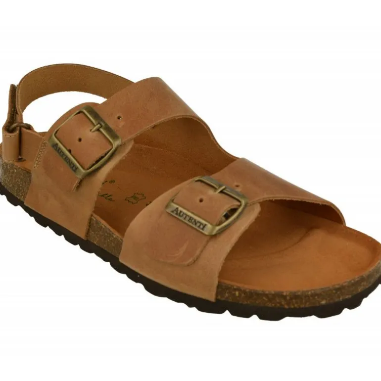 Sandalnia De Autenti Anatomica Con Doble Hebilla Ajustable Y Planta Anatomica Y Piso Microporoso Aligerado