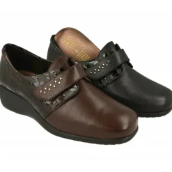 Velcro De Comfort Class De Pala Lisa Con Trasera Combianda Coco Charol, Piso De Cuna Aligerada Y Planta De Descanso Extraible