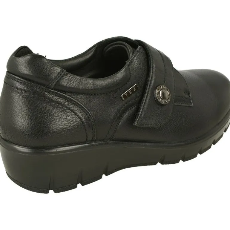 Velcro De G Comfort En Pala Lisa Y Piel Vacuna Con Forro Impermeable Y Piso De Amortiguacion Con Planta Extraible De Descanso