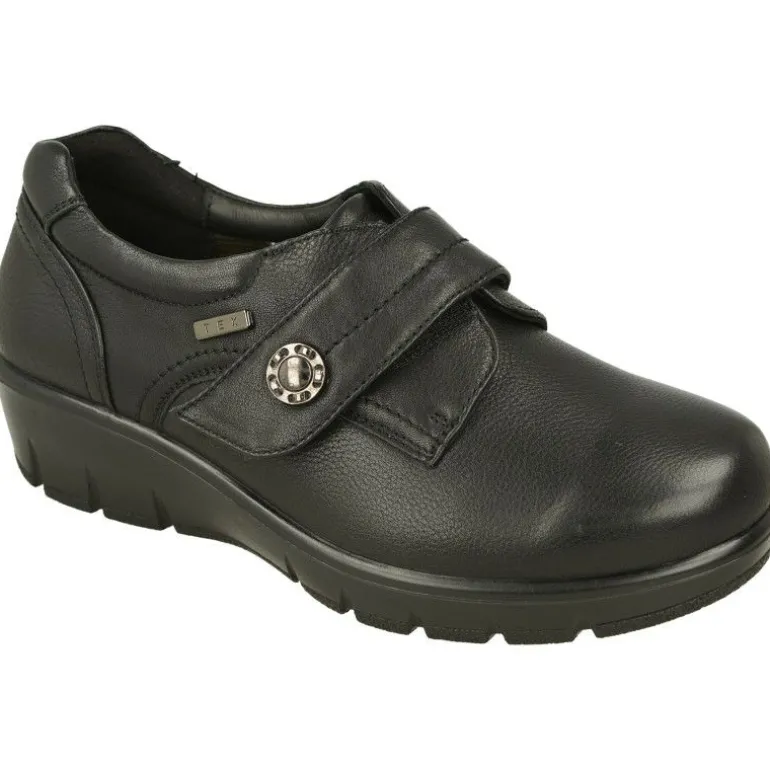Velcro De G Comfort En Pala Lisa Y Piel Vacuna Con Forro Impermeable Y Piso De Amortiguacion Con Planta Extraible De Descanso