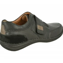 Velcro De Josef Seibel En Piel Vacuna Con Planta De Descanso Para Pies Grandes Y Anchos Con Piso Y Planta De Descanso
