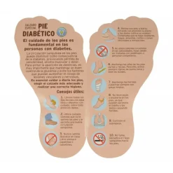 Velcro De Pinosos Especial Diabéticos En Ancho 13 Y Piso De Descanso