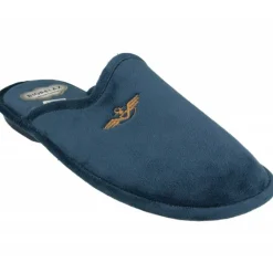 Zapatilla Chinela De Cosdam Con Suela Y Planta Biorelax En Pano Liso De Dacha Con Bordado Lateral