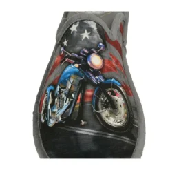 Zapatilla Chinela De Cosdam Con Estampado Moto Comoda Planta Con Piso Biorelax