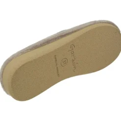 Zapatilla Chinela De Garzon Con Bordado Copos De Nieve En Pano Dacha Y Piso Microporoso Especial Parquet
