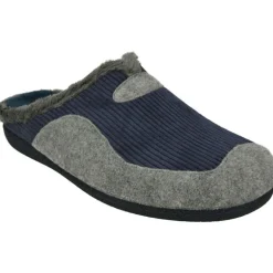 Zapatilla Chinela De Garzon Combinada Pala Pana Con Pano Y Planta De Latex Con Piso De Caucho En Ancho Especial