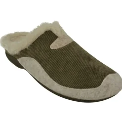 Zapatilla Chinela De Garzon Con Pala En Micropana Y Planta De Descanso Movible Con Piso De Goma Antideslizante