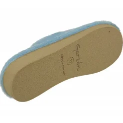 Zapatilla Chinela De Garzon En Pano De Dacha Estampado Luna-Estrella Con Piso Miroporoso Aligerado